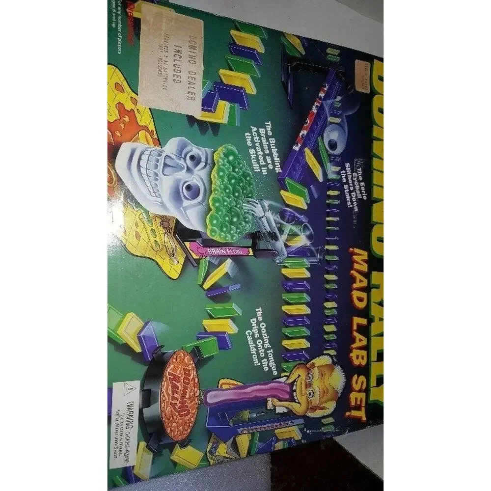 1996 Domino Rally Mad Lab Set Pressman